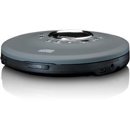 Lenco CD-400GY Reproductor de CD Portátil Antracita MP3 con Antichoque y Radio FM