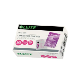 Leitz Bolsa de plastificar para tarjeta de crédito 54x86 mm 125 micras, caja de 100 unidades Precio: 38.1634. SKU: B1B3BML5Y6
