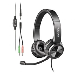 NGS MSX11PRO Auriculares con Micrófono, Jack 3.5mm, Negro, Supraurales, 40mm, 32 Ohm, 105 dB, 1.8m Precio: 13.50000025. SKU: S0234130