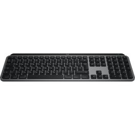 Logitech MX KEYS S for Mac Teclado Inalámbrico Bluetooth QWERTY Retroiluminado Negro Aluminio