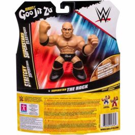 Heroes Of Goo Jit Zu HER0630996428962 Figura Estirable WWE The Rock 11 cm con Textura Elástica y 3 Veces Más Estirable