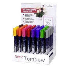 Rotulador Tombow Caligrafia Fudenosuke Punta Dura Expositor De 48 (6X Verde, 6X Azul, 6X Violeta, 6X Rosa, 6X Rojo, 6X Naranja, 6X Gris, 3X Amarillo Y 3X Marron) Precio: 117.49999998. SKU: B13SYVGSCQ