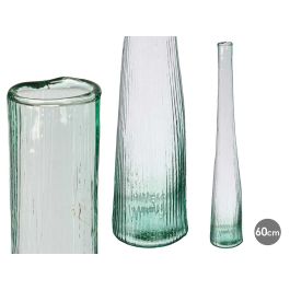Giftdecor Violetero de Vidrio Transparente con Rayas 58.5 cm alto 9x9 cm 1.5 L (6 Unidades) Precio: 52.5000003. SKU: B19WKPADFX