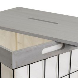 Cesto para la Ropa Gris Poliéster Hierro Madera MDF 800 ml 2 L 3 L 6 L 1,2 L 42 x 31 x 54 cm Cesto para la Ropa Gris Poliéster Hierro Madera MDF 800 ml 2 L 3 L 6 L 1,2 L 42 x 31 x 54 cm