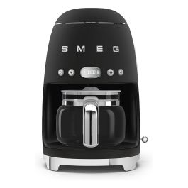 Smeg DCF02BLMEU Cafetera de filtro estilo años 50, Negro, 1.4L, 10 tazas, 1050W Precio: 203.79000048. SKU: B1F37SSELY