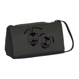 Estuche Escolar El Hormiguero Negro 20 x 11 x 8.5 cm Estuche Escolar El Hormiguero Negro 20 x 11 x 8.5 cm