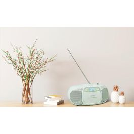 Medion MED4061275227499 Radio CD FM, 2x2.2W RMS, Verde