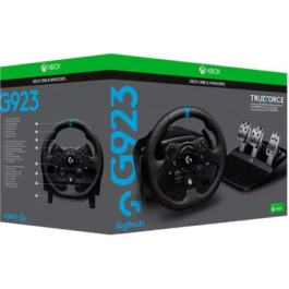 Logitech Volante y Pedales G923 con TrueForce para Simulación de Carreras Avanzada