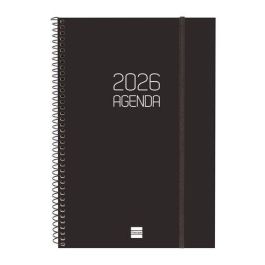 Agenda Anual (2026) Finocam Espiral Opaque Espiral Tapa Pp Con Goma E11 165X242 S/V Negro Precio: 11.49999972. SKU: B18AJZZB5B