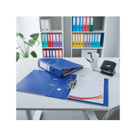 Esselte Archivador de palanca N1, Cartón Forrado, DIN A4, Lomo 75 mm, Color Azul