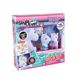 Canal Toys OFG 287 - Figuras de la Familia Unicornio, Mamá Luminosa y Dos Bebés para Decorar