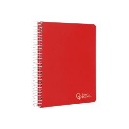 Cuaderno Espiral Liderpapel A5 Micro Witty Tapa Dura 120H 90 gr Horizontal 8 mm 5 Bandas 6 Taladros Colores Surtidos