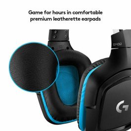 Auriculares con Micrófono Gaming Logitech 981-000770 Azul Negro