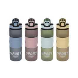 Bewinner Botella Deportiva Agua 500 ml, Ideal para Deportes (12 Unidades)