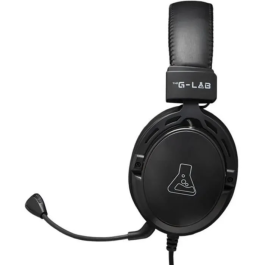 The G-Lab THE3760162050615 Auriculares Gaming con Cable KORP TITANIUM Micrófono PC/PS4/Xbox One Negro