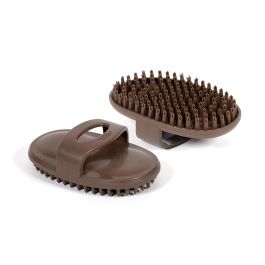 Gloria Manopla de Goma Pequeña para Baño y Masaje de Mascotas en Pelo Largo, Corto y Duro