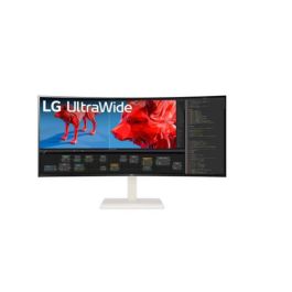 LG 38" 38BR85QC-W Ultrawide Curved Monitor IPS 21:9 HDMI DP USB 1ms Blanco