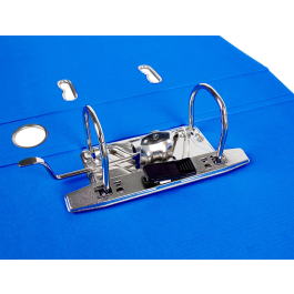 Liderpapel Documenta Archivador de Palanca A4 Forrado PVC con Rado Lomo 52mm Azul Compresor Metálico