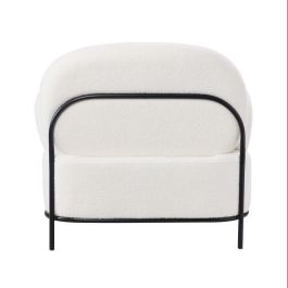 Butaca Moderno DKD Home Decor Blanco Negro 74 x 77 x 86 cm