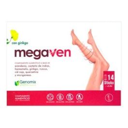 GENOMIX PHARMA Megaven 15 sobres. Alivia Piernas Pesadas, Varices y Hemorroides con Arándano, Castaño de Indias, Ginkgo y Vid Roja Precio: 16.6899997. SKU: B19YH7MYBA