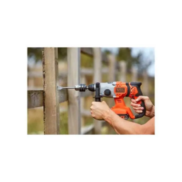 BLACK&DECKER Taladro Percutor Inalámbrico BCD900B-XJ 18 V con Broca para Hormigón de 6 mm