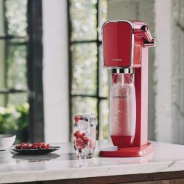 Sodastream SOD7290116740249 Máquina de agua con gas ART Mandarine, incluye botella 1L compatible lavavajillas y recarga gas 60L