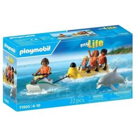 PLAYMOBIL 71905 Set Paseo en Bote Banana con Moto Acuática, 4 Figuras y Delfín, Juguete Acuático para Niños +4 Años Precio: 28.69000024. SKU: B18A2FV4WF