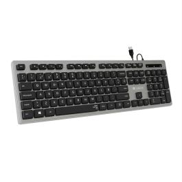 SUBBLIM Teclado Wired Ergo Keys Silent Flat HQ Grey Precio: 8.49999953. SKU: S0433070