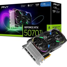 PNY PNY0751492794570 Tarjeta Gráfica GEFORCE RTX 5070Ti 16GB