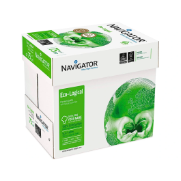 Navigator Papel Eco Logical DIN A4 75 gramos Multifuncion Paquete de 500 Hojas Blanco Certificado Ecolabel y FSC