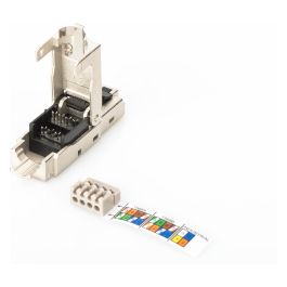 Digitus Conector RJ45 Cat6a para Ensamblaje en Campo Apantallado Acero Inoxidable Precio: 24.99303158. SKU: B1AF7GKQ9Q