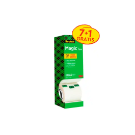 Scotch Cinta Adhesiva Invisible Magic 19 mm X 33M Rollo Caja 8 Unidades Precio: 20.50000029. SKU: B1668GHVVA