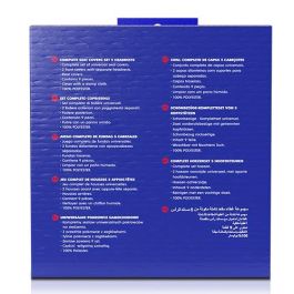 Sparco SPCS402BK Juego Fundas Asiento Coche Negro 11 Piezas 100% Poliéster