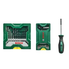 BOSCH 2607017655 - Juego de destornilladores con portapuntas Mini X-Lin de 41 puntas