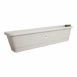 Elho ELH8711904518851 Balconiere Noa XL Gris 78x20x18 cm, Macetero de Balcón Exterior 100% Reciclado