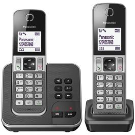 Panasonic KX-TGD322FRG Teléfono Inalámbrico Duo con Contestador Automático, Directorio 120 Nombres, Teclado Iluminado, 30 Min Grabación, Negro Precio: 81.50000012. SKU: B1GT2DNRZJ