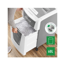 Trituradora de Papel Micro Corte Leitz IQ 300 Autofeed P5 60 L