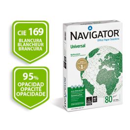 Papel Fotocopiadora Navigator Din A3 80 gramos Papel Multiuso Ink-Jet Y Laser Paquete De 500 Hojas 150 unidades