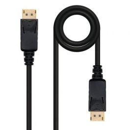 Nanocable 10.15.2301-L150 Cable DisplayPort 1.2 4K 60Hz Macho a Macho 1.5m Negro, Contactos Oro 24K y Cobre OFC Nanocable 10.15.2301-L150 Cable DisplayPort 1.2 4K 60Hz Macho a Macho 1.5m Negro, Contactos Oro 24K y Cobre OFC