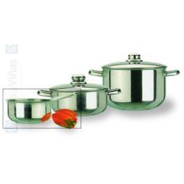 Ecoaparinox Cazo Bajo de Cocina en Acero Inoxidable, Diámetro 16 cm, Calidad Ligera, Colección Ecoaparinox Precio: 17.7386. SKU: B1FEPN67DS