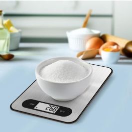 Little Balance LIT3760240785507 Báscula Culinaria Delgada Acero Inoxidable USB Reparable