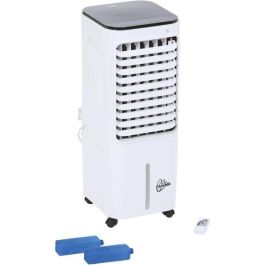 Farelek 112201 Enfriador de Aire Climático Portátil con 3 Velocidades, Temporizador de 7,5 Horas y Depósito de Agua de 12 Litros - Color Blanco Farelek 112201 Enfriador de Aire Climático Portátil con 3 Velocidades, Temporizador de 7,5 Horas y Depósito de Agua de 12 Litros - Color Blanco