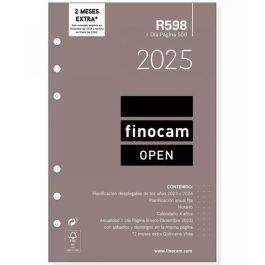 Recambio para Agenda Finocam OPEN R598 500 2025 11,7 x 18,1 cm Precio: 15.0887. SKU: B1FVQV5WZE