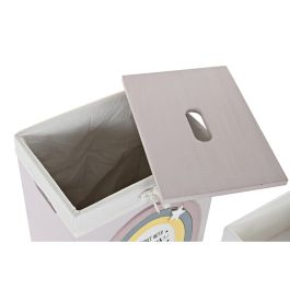 Cesta Ropa Kids DKD Home Decor Blanco Rosa 30 x 55 x 40 cm Set de 5 Cesta Ropa Kids DKD Home Decor Blanco Rosa 30 x 55 x 40 cm Set de 5