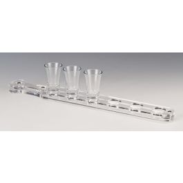 Viejo Valle Soporte para 6 Chupitos, 55 x 20 x 8 cm (12 Unidades) Viejo Valle Soporte para 6 Chupitos, 55 x 20 x 8 cm (12 Unidades)