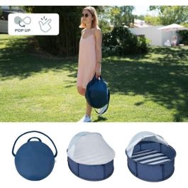 Babymoov Babyni Mariniere, Zona de Juegos Portátil Anti-UV SPF 50+ y Cuna de Viaje Plegable Pop-Up 2 en 1 desde Nacimiento con Mosquitera