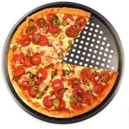 Molde para pizza Quttin 33.5x1 cm color gris oscuro (12 Unidades) Molde para pizza Quttin 33.5x1 cm color gris oscuro (12 Unidades)
