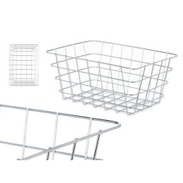 Cesta Metal Cromada Rectangular Med Kinvara 31X14CM (6 Unidades) Precio: 20.50000029. SKU: B17KQ2TPC8