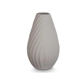 Jarrón Cerámica Raya Diagonal 41 cm Gris - Giftdecor (2 Unidades) Jarrón Cerámica Raya Diagonal 41 cm Gris - Giftdecor (2 Unidades)