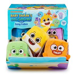 Wowwee Peluches Pequeños Con Sonidos Baby Shark Display 12 Unidades Incluye Baby, Mommy y Daddy Shark